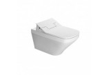 Súprava Duravit SensoWash Slim, závesné WC s sedadlom myjącą, 62x37cm, bez splachovacieho kruhu, biely alpin