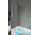 Vaňová zástena Iris Comby 2 80x150 cm, ľavé, profil chróm, sklo číre mocowany do stieny (2 elementy) + Fixe 70