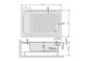 Sprchová vanička pravouhlý Sanplast Classic Bzs/CL 80x100x28+STB, z siedziskiem, 80x120cm, biely