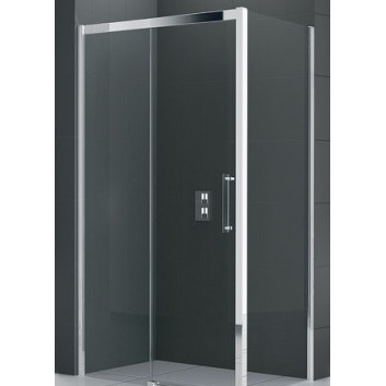 Drzwi prysznicowe Novellini Rose Rosse 2P 186-192 cm przesuwne do ścianki lub wnęki, wersja prawa- sanitbuy.pl