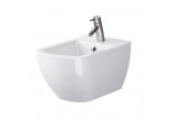 Bidet zavesený Cersanit City Square, 51x36,5cm, z prepadom, biely