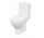 Kompakt WC 674 Cersanit Moduo CleanOn, bezkołnierzowa misa, 64,5x35,6cm, sedátko slim wrap s pozvoľným sklápaním, odtok vodorovný, doprowadzenie vody od boku, biely