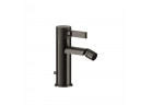 Bidetová batéria Gessi Inciso, na postavení, výška 165mm, zátka automatický, black kov brushed PVD