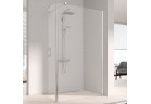 Pevná bočná stena Kermi Walk-in Pega TFR 90x200 cm s pohyblivým krídlom, pravé