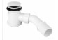 Sifón pre sprchové vaničky McAlpine, 90mm, czyszczenie od góry, klik-klak, biely