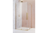 Dverí sprchové pravé Radaway Furo Gold KDD 80, posuvné, 800x2000mm, sklo číre, profil zlatý