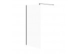 Sprchový kút walk-in Cersanit Mille, 100x200cm, povlak CleanPro, sklo transparentní, profil čierna