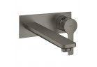 Umyvadlová batéria Grohe Lineare, podomietková, Veľkosť L, výtokové rameno 207mm, brushed hard graphite