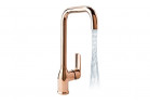 Drezová batéria Valvex Aurora Rose Gold, na postavení, výška 365mm, perlator Mikado, dźwignia z boku, rose gold