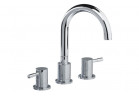 Umyvadlová batéria 3-otvorová Valvex Vegane, na postavení, výška 265mm, výtokové rameno 162mm, zátka automatický, chróm