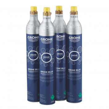 Súprava startowy Grohe Blue, 4 butle CO2, 425g