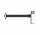 Sifón umývadlový Gessi, 1 1/4", štvorcová, Black Kov Brushed PVD