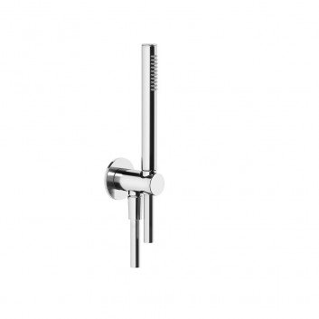 Sprchový set Gessi Anello, sluchátko 1-funkčná s hadicou 150cm i przyłączem, chróm