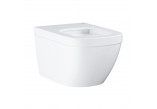 Závesné wc WC Grohe Euro Ceramic, 54x37,4cm, bez kołnierza, alpská bielaa