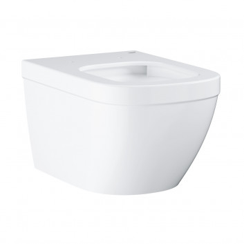 Závesné wc WC Grohe Euro Ceramic, 54x37,4cm, bez kołnierza, alpská bielaa