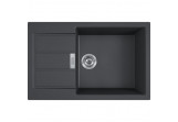 Drez Franke Sirius 2.0 SD2 611-78 XL Tectonite, wbudowywany, 78x50cm, farba Onyx