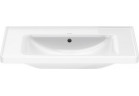Umývadlo závesné/nábytková Duravit D-Neo, 80x48cm, z prepadom, bez otvoru pre batériu, biela