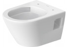 Súprava misa toaletná Závěsná i sedadlo s pozvoľným sklápaním Duravit D-Neo Compact Rimless, 48x37cm, bez rantu spłukującego, 4,5 l, UWL klasa 1, biela