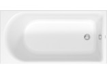 Vaňa obdĺžniková Duravit D-Neo, 150x75cm, akrylová, 1 operadlo ukośnie, biela