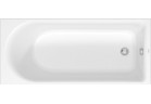 Vaňa obdĺžniková Duravit D-Neo, 160x70cm, akrylová, 1 operadlo ukośnie, biela