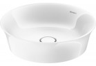 Umývadlo na postavenie na dosku Duravit White Tulip, 430mm, okrúhla, bez prepadu, biela