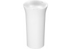 Umývadlo voľne stojaca Duravit White Tulip, 500x900mm, okrúhla, bez prepadu, pripojenie do stieny, biela