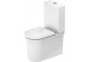 Misa kombi stojaca WC Duravit D-Neo Rimless, 65x37cm, bez rantu spłukującego, 4,5 l, UWL klasa 1, biela