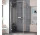 Pevná bočná stena z profilem przyściennym Kermi Tusca TWP, 1000mm, profil chróm/strieborná lesklá