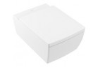 Závesné wc Villeroy & Boch Memento 2.0, 56x36cm, bez splachovacieho kruhu, CeramicPlus, Stone White