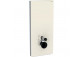Sanitární modul Geberit Monolith Plus do WC wiszącego, sklo biele/hliník, H114, upevnenie 18 cm