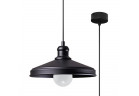 Lampa Závěsná Sollux Ligthing Mare 1, 25cm, E27 1x60W, čierna