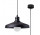 Lampa Závěsná Sollux Ligthing Mare 1, 25cm, E27 1x60W, čierna