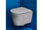 Závesné wc WC Laufen Kartell by Laufen, 49x37cm, rimless - šedý matnéný