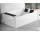 Rohová vaňa s hydromasážou Novellini Divina Dual Natural Air, 190x140cm, pre montáž vpravo, s roštom, Batéria s funkciou napełniana przz prepad, bez plášťa, biely lesklá