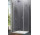 Krídlové dvere Huppe Design pure 4-uholník, 780x1900mm, uniwersalne, Anti-Plaque, saténové profily matnéný