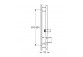 Sprchová tyč Grohe Rainshower Smartactive, 900mm, cool sunrise