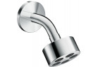 Horná sprcha Axor One 75 1jet EcoSmart, okrúhla, so so sprchovým ramiehovacím ramenom, chróm