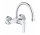 Drezová batéria Grohe Eurosmart, na stěnu, DN 15, obracana výtokové rameno v tvare C 244mm, chróm