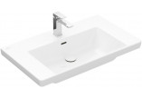 Umývadlo nábytkové Villeroy & Boch Subway 3.0, 100x47cm, z prepadom, otvor na armatúru, Weiss Alpin