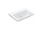 Umývadlo nábytkové Villeroy & Boch Subway 3.0, 65x47cm, bez prepadu, bez otvoru na armatúru, Weiss Alpin CeramicPlus