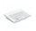 Umývadlo závesné Villeroy & Boch Subway 3.0, 55x44cm, bez prepadu, bez otvoru na armatúru, Stone White CeramicPlus