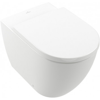 Závesné wc WC Villeroy&Boch Subway 3.0, 56x37cm, bez kołnierza, TwistFlush, Weiss Alpin, S povrchom CeramicPlus i AntiBac