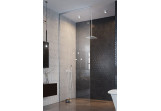 Sprchový kút walk-in Radaway Modo XL, univerzálna, na mieru, šírka 30-100cm, výška 250-300cm, sklo číre, profil chróm