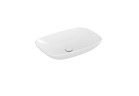 Umývadlo na postavenie na dosku Villeroy & Boch Loop & Friends, 62x42cm, z prepadom, Weiss Alpin CeramicPlus