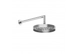 Horná sprcha Gessi Anello, okrúhla, 218mm, regulowana, s ramenom nastenným 343mm, warm bronze brushed PVD