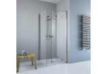Dverí kúty prysznicowej Radaway Idea Gold KDJ, ľavé, 100cm, posuvné, sklo číre, profil zlatý