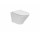Misa závesné WC Roca Gap Round Compacto Rimless, 48x35,5cm, bez kołnierza, s sedadlom slim, biela