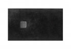 Sprchová vanička pravouhlý Roca Terran, 180x80cm, kompozytowy, Stonex, so sifónom, čierna