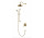Sprchový set podomietkový suwany Omnires Armance, Horná sprcha 22,5cm, zlatý