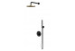 Sprchový set Omnires Y, podomietkový, 2 výstupy vody, Horná sprcha 25cm, sluchátko 1-funkčná, chróm